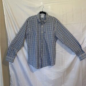 Brooks Brothers Men's Blue Check Shirt